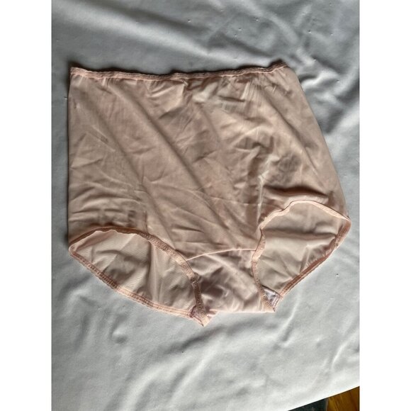 Bali Womens 2XL Light Pink High-Waist Briefs Nylon/Spandex Stretch Comfortable M - Picture 1 of 5